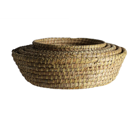 Joc 5 Cistells Rodons Fibra Natural