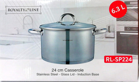 Olla 24cm Acero Inoxidable Royalty Line