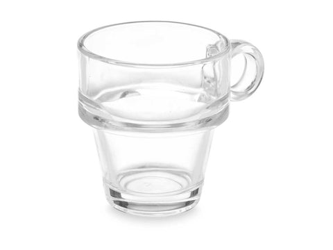 Pack 6 Tazas de Café Apilables 90ml