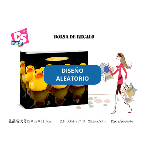 Pack 12 Bosses Paper de Regal 32x42x12,5cm Disseny Aleatori