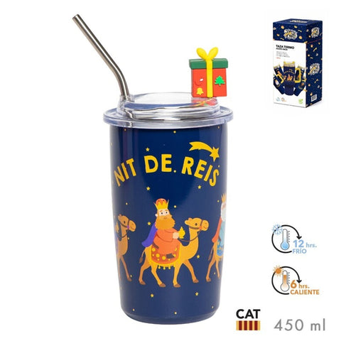 Mug Térmico 450ml Nit de Reis Catalán