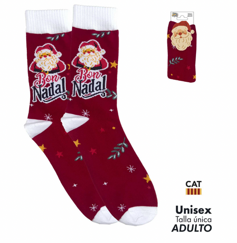 1 Par Calcetines Bon Nadal Catalàn Funny Socks