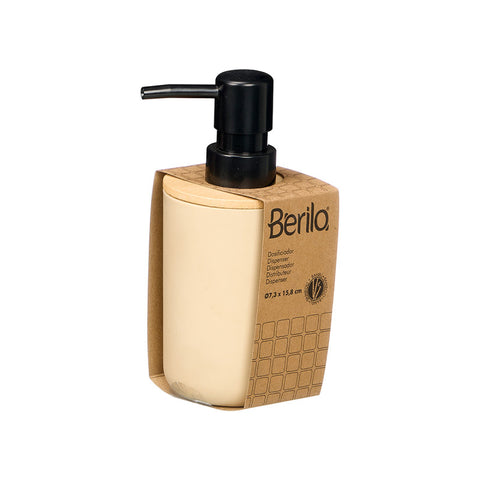 Dosificador de Plástico Bambú Beige