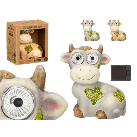 Figura Solar Vaca surtido Blanco Beige