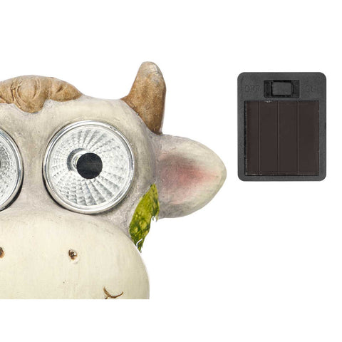 Figura Solar Vaca surtido Blanco Beige