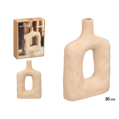 Jarrón Sahara Moderno Agujero Tierra 30cm