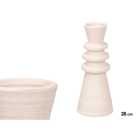 Jarrón Sahara Moderno Blanco 28cm