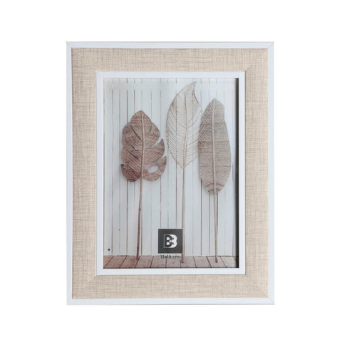 Portafotos 13x18cm Madera Cristal