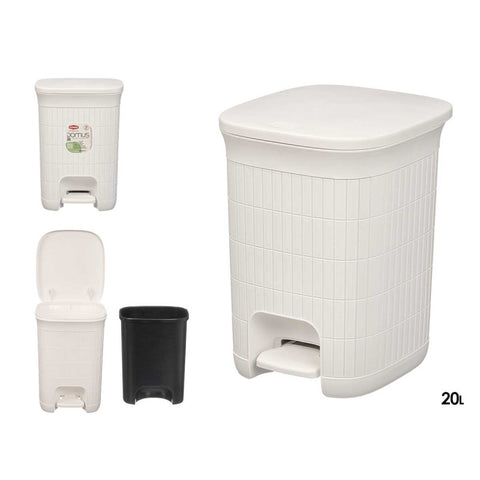 Papelera Domus Grande Blanca 20L