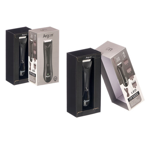 Recortadora 4 Accesorios Negra 600MAH USB Argón