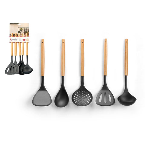 Set 5 Estris Cuina Bambu