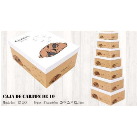 Juego 10 Cajas del Horóscopo Geminis