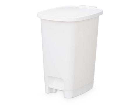 Papelera 10 Litros Pedal Blanca