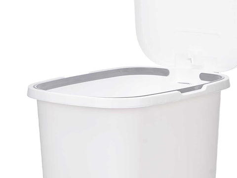 Papelera 10 Litros Pedal Blanca