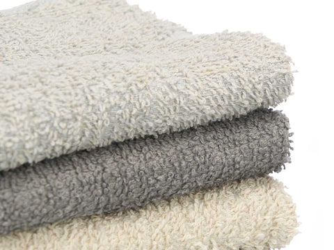Lot de 5 torchons de cuisine 50x50cm Coton 400g Gris