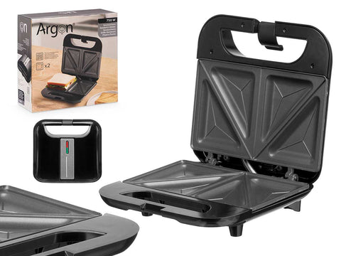 Sandwichera x2 Negra 750W