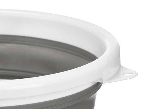 Cubo Plegable Blanco Gris 10 Litros