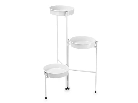 Estantería para Plantas Tres Alturas Blanca