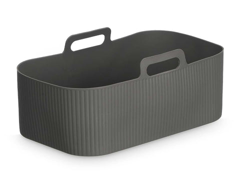 Moule rectangulaire pour friteuse à air, gris, 20 x 12 cm