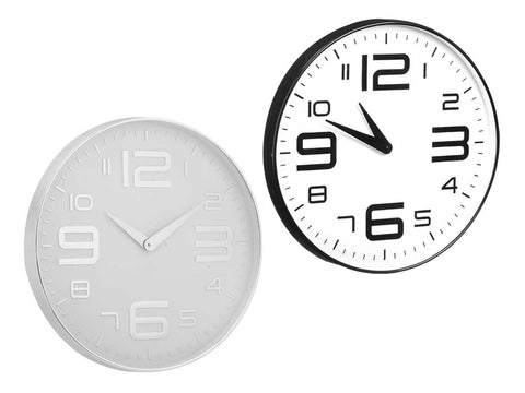 Reloj Redondo 50cm Números Grandes surtido 2 modelos