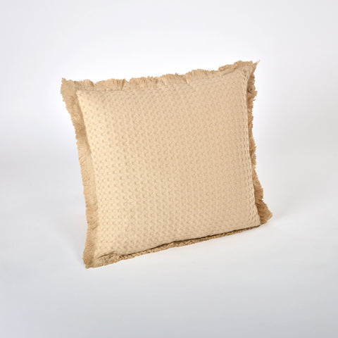 Cojin Wafle 45x45cm Tostado Kiandu