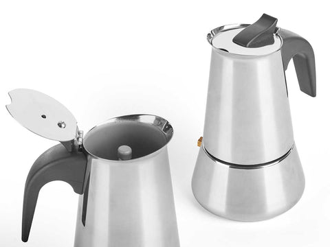 Cafetera Inducción Jarra 6 Tazas Acero