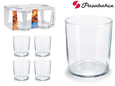 Set 4 Vasos Bistro Pinta 380cc