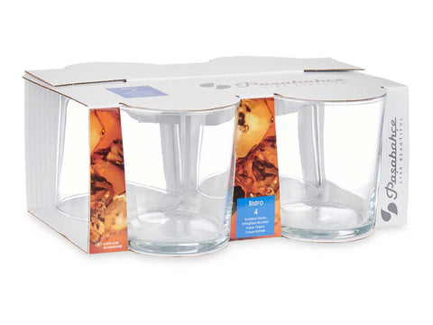 Set 4 Vasos Bistro Pinta 380cc