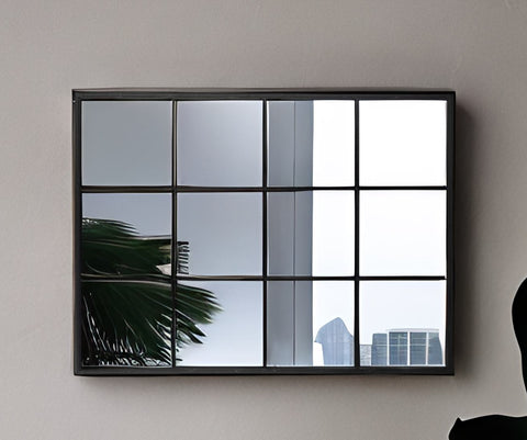 Espejo Ventanal Negro 120x90cm (79€ en tienda)