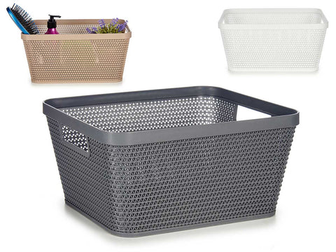 Cesta Multiuso Rectangular Mediana surtido 3 colores