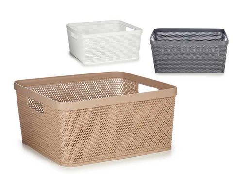 Cesta Multiuso Rectangular Grande surtido 3 colores