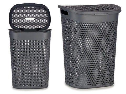 Cesto de Ropa c/tapa 60L Antracita