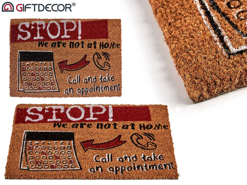 Felpudo Fibra Coco STOP 40x60cm