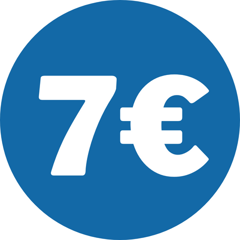 Etiquetas 7€ 400uds