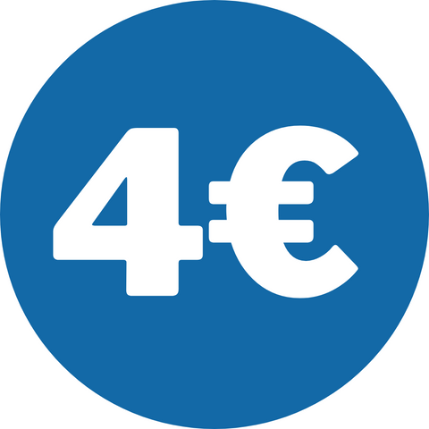 Etiquetas 4€ 400uds