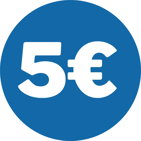 Etiquetas 5€ 400uds