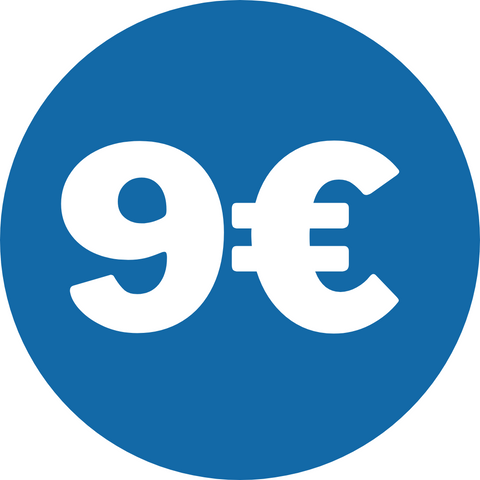 Etiquetas 9€ 400uds