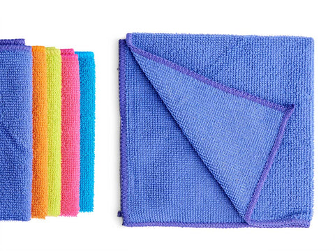 Set 5 Bayetas de Microfibra 30x30cm 5 colores