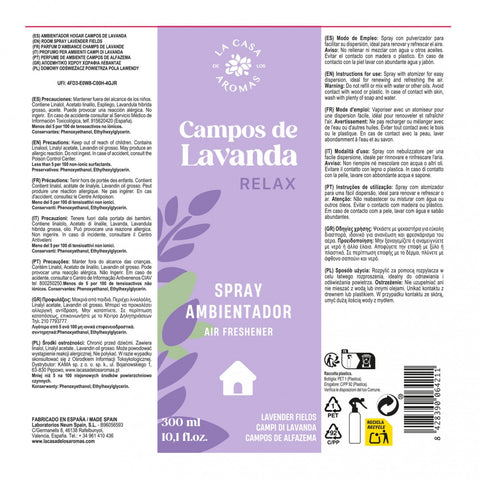 Spray d'ambiance à la lavande 300 ml