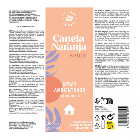 Spray Hogar Canela Naranja 300ml