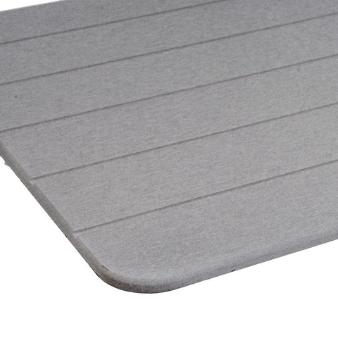 Alfombra de Baño Diatomita 39x60cm Gris Oscuro