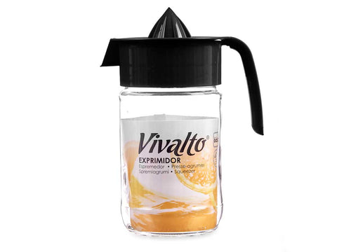 Exprimidor de Cristal 660ml Negro