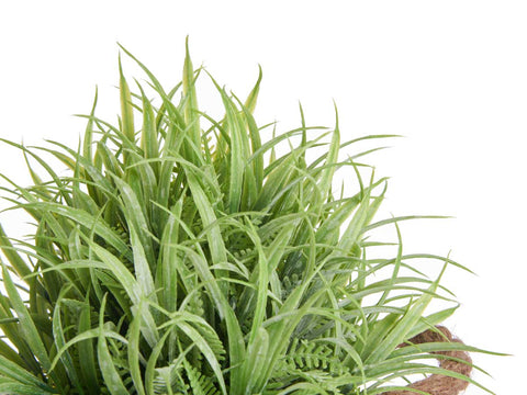 Planta Flor verde envejecido Bote Metal 24cm surt 3