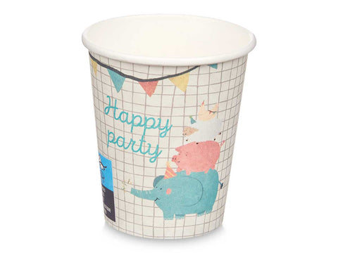 Set 12 Vasos Papel 240ml Infantil surtido 2