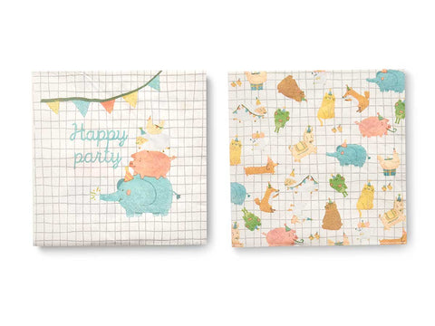 Set 12 Servilletas Papel Doble cara Infantil surtido 2