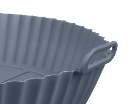 Molde Redondo Freidora de Aire Silicona Gris 19,5cm