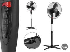 Ventilador de Pié Negro 45W