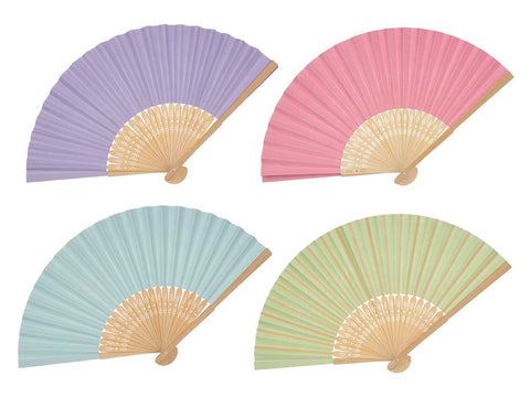 Abanico surtido 4 colores
