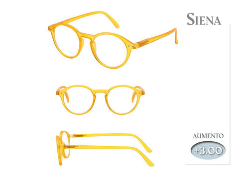 Gafas Lectura Siena Amarillas 3,00 Aumento