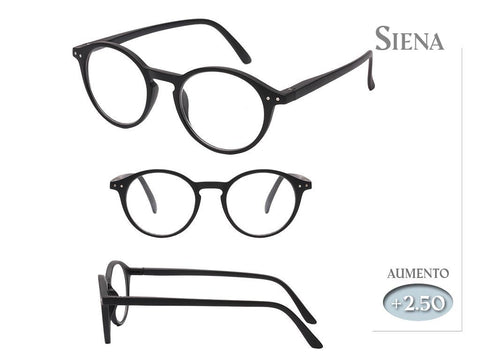 Gafas Lectura Siena Negras 2,50 Aumento